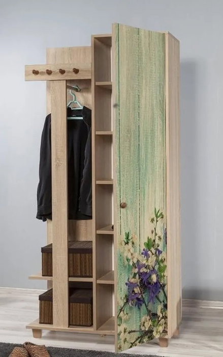 Hanah Home Perchero 90 - 727 Roble Sonoma 90x192 cm